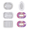 Cheriswelry 4Pcs 4 Style DIY Soap Box Silicone Molds DIY-CW0001-27-8