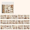 Cross-Border Ancient Forest Sticker Pack Retro Collection 1857 Series Hand Account Decoration Collage DIY 4 Styles PW-WGF1E94-02-1