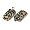 Tibetan Style Brass Pendants KK-M284-39AB-2