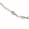 304 Stainless Steel Cable Chain Necklace Making X-STAS-A028-N091P-3