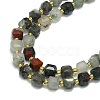 Natural Africa Bloodstone Beads Strand G-I376-D75-01-3