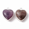 Natural Amethyst Pendants G-C005-01S-16-3