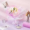 Plastic Grid Mesh Flower Bouquets Wrapping Paper DIY-WH0308-539C-5