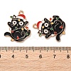 Christmas Theme Alloy Enamel Pendants ENAM-Z022-03B-3