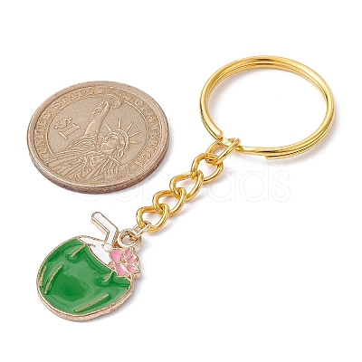 Alloy Enamel Pendant Keychain KEYC-JKC00622-04-1