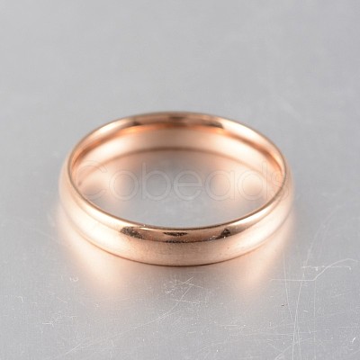 304 Stainless Steel Rings RJEW-N020-18RG-1