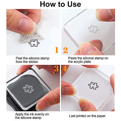 Custom PVC Plastic Stamps DIY-WH0296-0032-1