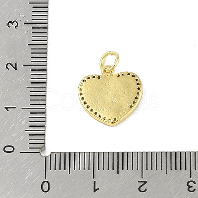 Brass Micro Pave Clear Cubic Zirconia Pendants KK-E111-46G-05-1