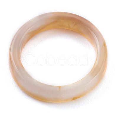 Cellulose Acetate(Resin) Plain Band Rings RJEW-H130-B01-1