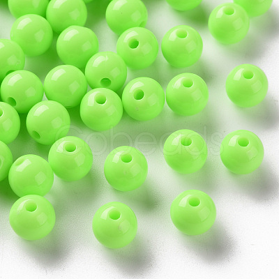 Opaque Acrylic Beads MACR-S370-C8mm-A30-1