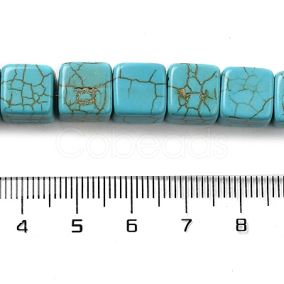 Synthetic Turquoise Beads Strands TURQ-F009-02D-02-1