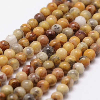 Natural Crazy Lace Agate Beads Strands G-D840-70-4mm-1