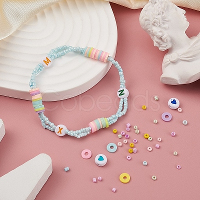 DIY Glass Seed Beads Bracelet Making Kit DIY-YW0004-82-1