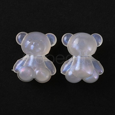 Transparent Acrylic Beads MACR-WH0007-32B-1