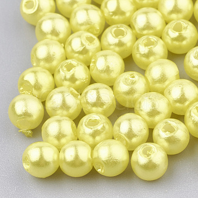 ABS Plastic Beads OACR-Q004-6mm-09-1