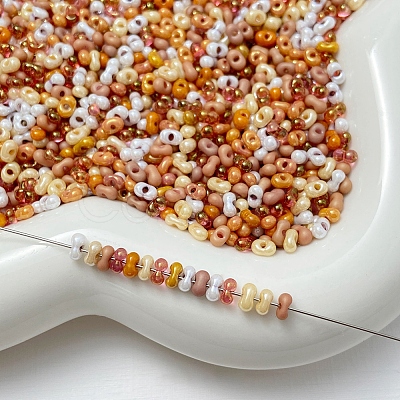 Transparent Glass Seed Beads FIND-U017-18E-1