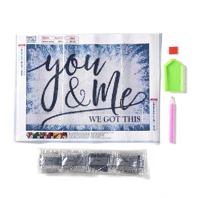 5D DIY Diamond Painting Family Theme Canvas Kits DIY-C004-50-1