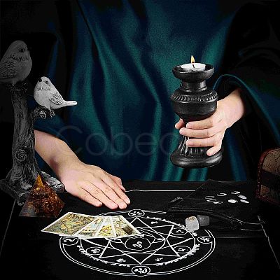 CREATCABIN 1Pc Square Velvet Tarot Tablecloth for Divination AJEW-CN0001-60B-1