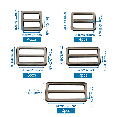 Zinc Alloy Buckles PALLOY-TA0002-16-1