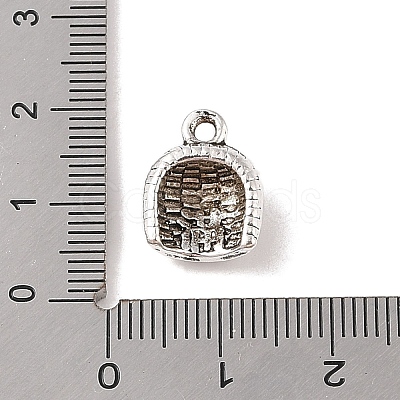 Tibetan Style Alloy Charms TIBE-Q090-18AS-1