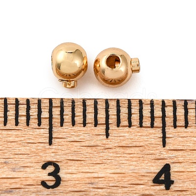 Brass Crimp Beads KK-K378-41G-1