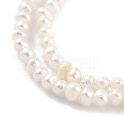 Natural Cultured Freshwater Pearl Beads Strands PEAR-C003-04C-1