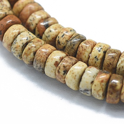 Natural Picture Jasper Beads Strands G-F631-A02-1