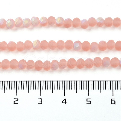 Transparent Glass Beads Strands EGLA-A044-T4mm-MB21-1