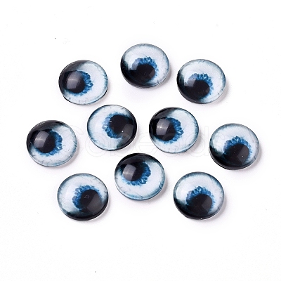 Glass Cabochons GLAA-WH0015-22D-03-1