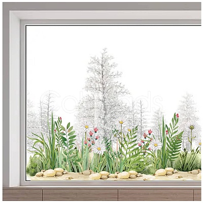 Self-Adhesive PVC Window Sticker DIY-WH0457-002-1