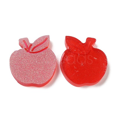 Teachers' Day Translucent Resin Cabochons CRES-Z001-02-1