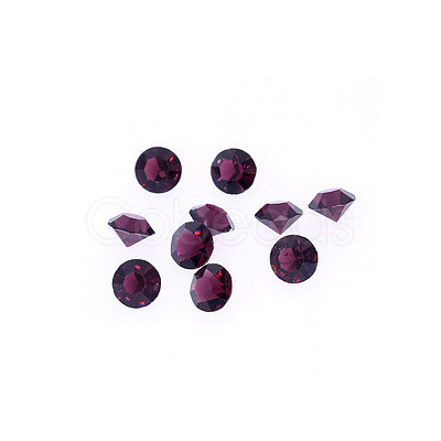 Glass Rhinestone Cabochons GLAA-TAC0005-5mm-02-1