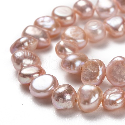 Natural Cultured Freshwater Pearl Beads Strands PEAR-L033-45B-1