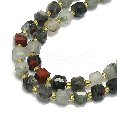 Natural Africa Bloodstone Beads Strand G-I376-D75-01-1