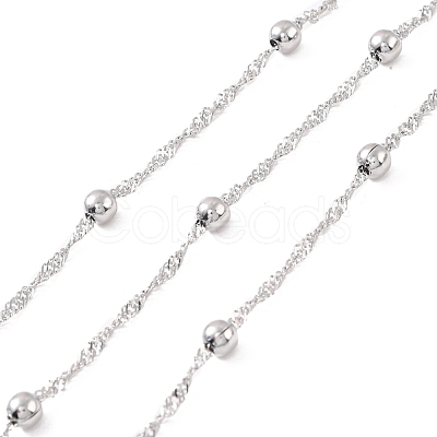 Tarnish Resistant 304 Stainless Steel Satellite Chains CHS-P015-01P-1