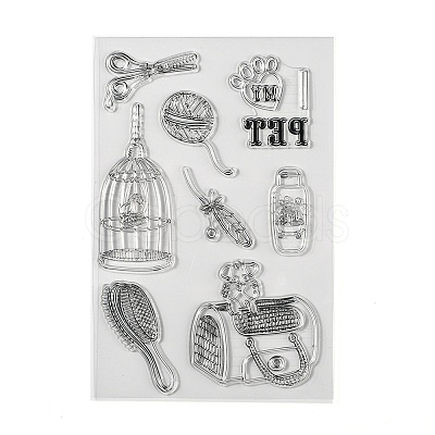 Silicone Stamps DIY-K021-F01-1