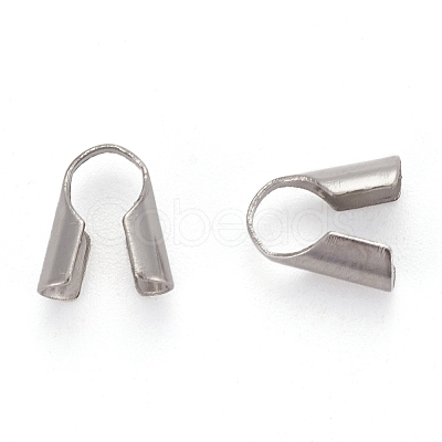 Tarnish Resistant Stainless Steel Bead Tips X-STAS-R062-4mm-1