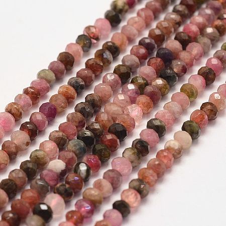 Natural Tourmaline Bead Strands G-P279-77-3mm-1