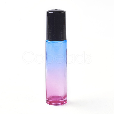 10ml Glass Gradient Color Essential Oil Empty Roller Ball Bottles MRMJ-WH0011-B08-10ml-1