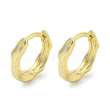 Brass Hoop Earrings EJEW-L211-010B-G-1