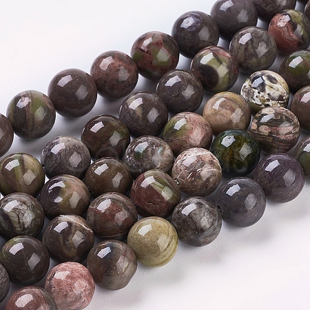 Natural Gemstone Beads Strands X-G-D062-8mm-1-1
