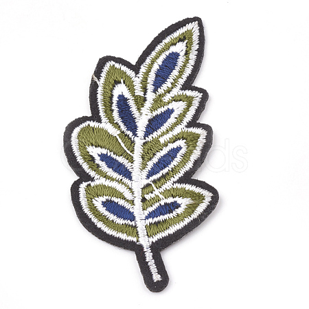 Computerized Embroidery Cloth Iron On/Sew On Patches AJEW-S069-014-1