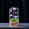 Natural Amethyst Display Decorations, Miniature Plants, with Glass Cloche Bell Jar Terrarium and Cork Base, Tree, 30x57mm