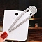 Crystal Rhinestone Snap Hair Clips for Girl, Silver, 100mm