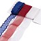 9 Yards 3 Styles Independence Day Polyester & Polycotton Ribbons Sets, for Bowknot Making, Gift Wrapping, Mixed Color, 7/8~1 inch(23~26mm), 3 yards/style