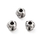 Non-Tarnish 202 Stainless Steel Beads, Flower, Stainless Steel Color, 4x5x4mm, Hole: 1.2mm