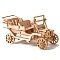 Classic Cars DIY Wooden Assembly Toys Kits for Boys and Girls, 3D Puzzle Model for Kids, Children Intelligence Toys, Wheat, 154x74x80mm