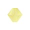 Preciosa&reg Crystal Beads, Czech Crystal, Bicone(451 69 302 Rondelle), 80250 80250 840 Acid Yellow Matt, 3mm, Hole: 0.8mm