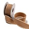 5M Nylon Ruffled Ribbon, Clothes Accessories, Coffee, 1-5/8 inch(40mm), about 5.47 Yards(5m)/Roll