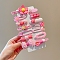 14Pcs Polymer Clay Alligator Hair Clips, Hair Accessories for Woman Girls, Tomato, Package Size: 175x70mm